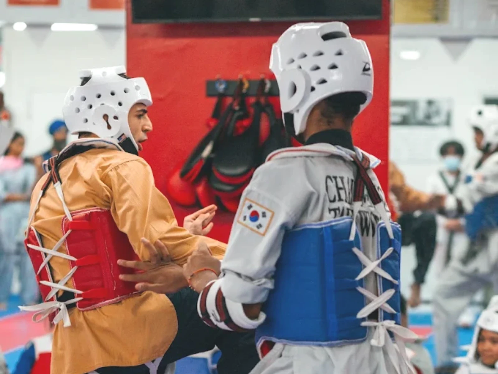 Adult martial arts training