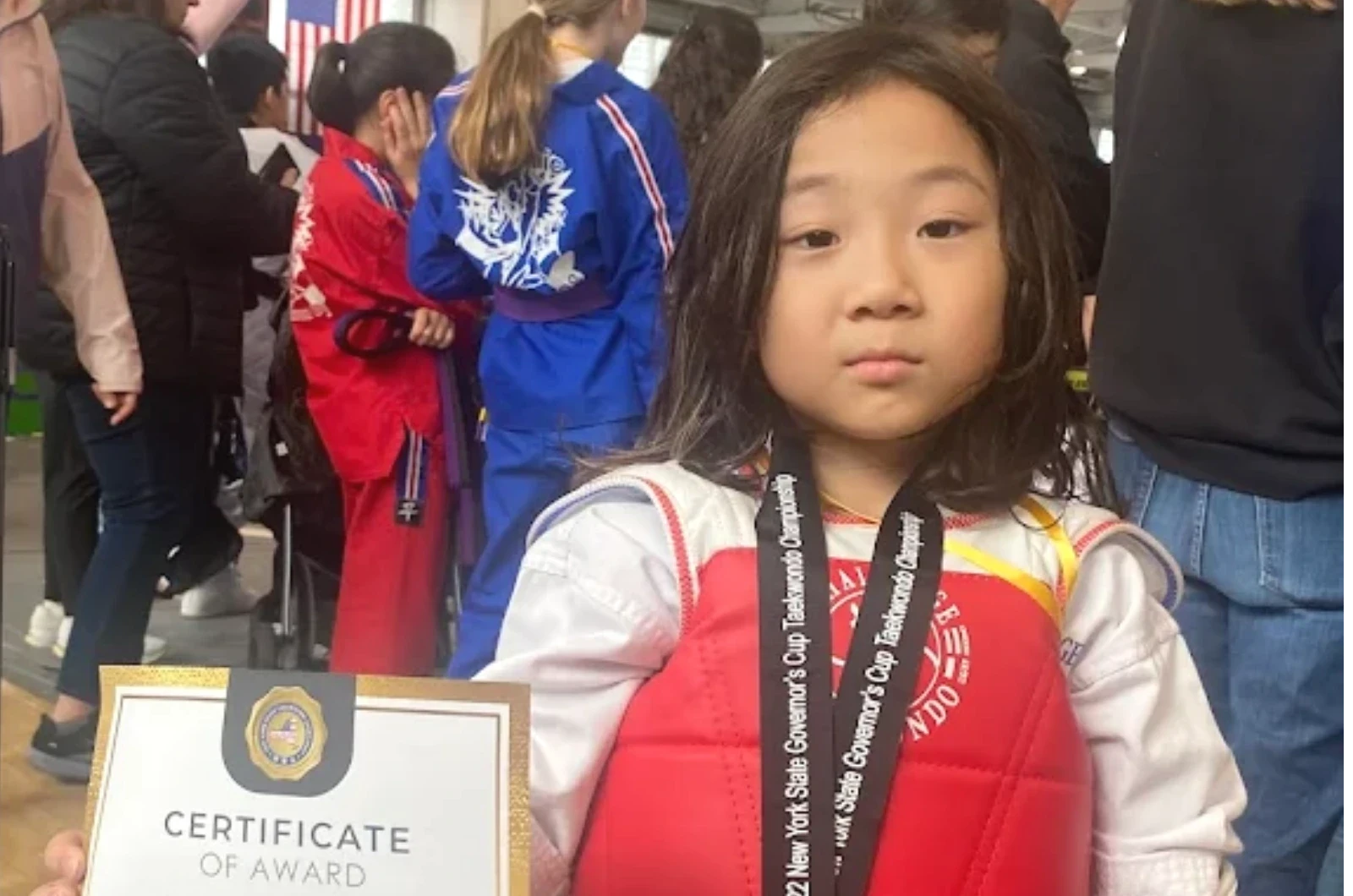 Kids martial arts class at Challenge TaeKwonDo