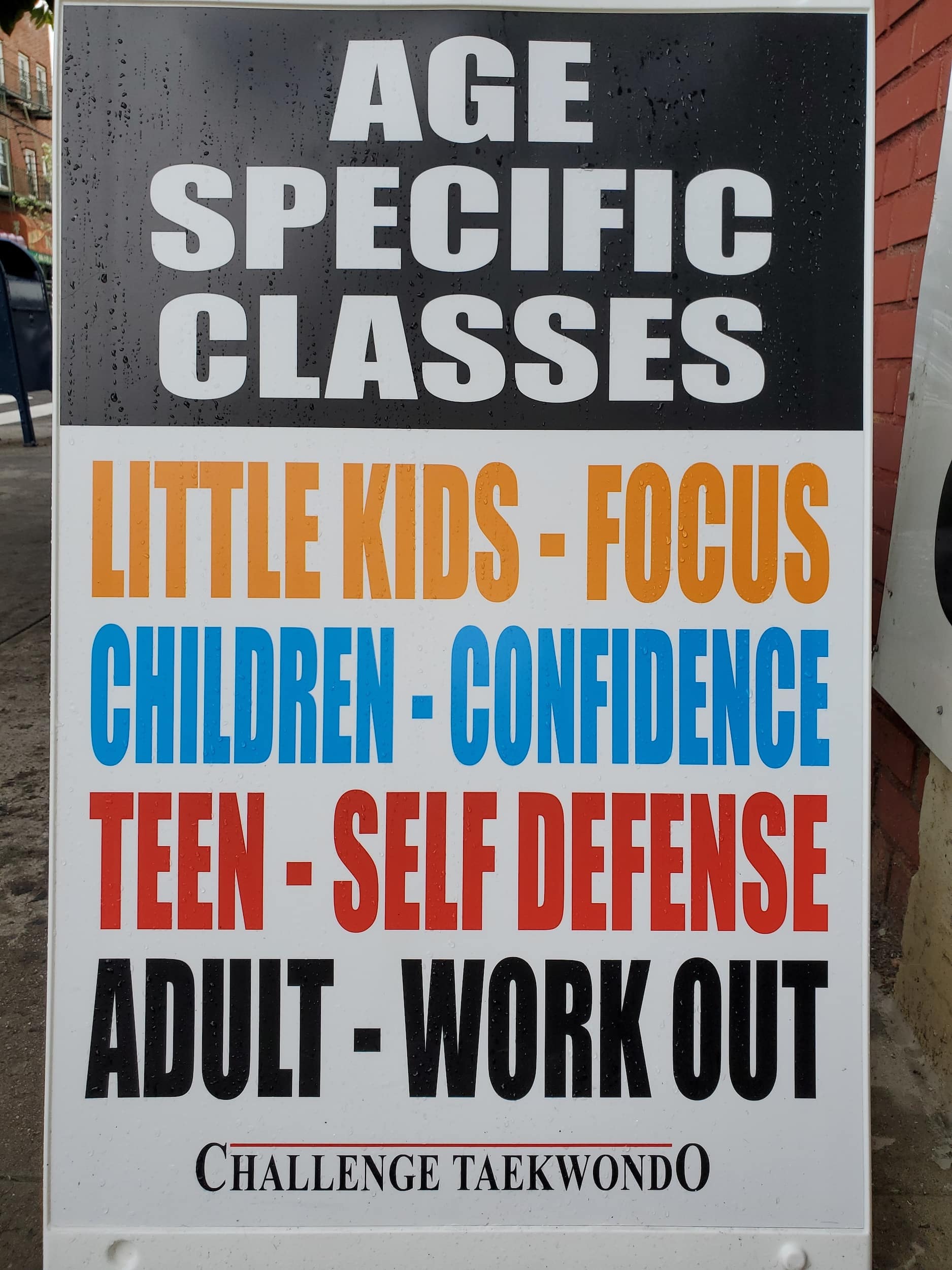 Challenge Taekwondo Center Schedule image